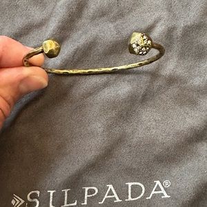 Brass Silpada bangle bracelet